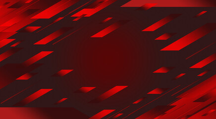 Abstract modern background with geometric shapes and red gradient.
