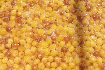 Cherry jam as background and texture.