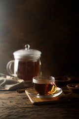 Homemade spicy black tea