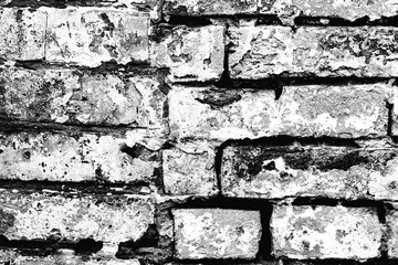 White brick wall texture for background or wallpaper