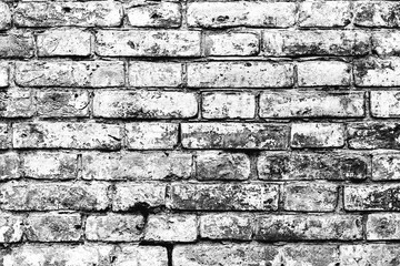 Fototapeta premium White brick wall texture for background or wallpaper