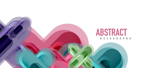 Modern vector glass cross shape abstract technology background for cover, placard, poster, banner or flyer