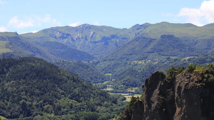 Fototapeta na wymiar vallée de Chaudefour et massif du Sancy, Auvergne