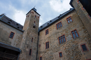 Fototapeta na wymiar Facade of the castle in Kronberg / Germany