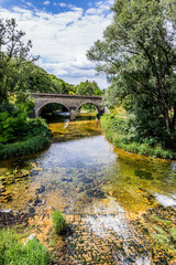 La rivière de la Seille dans le Jura