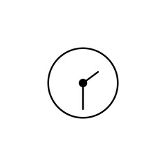 Half past one sign. vector illustrator 1 eps ten