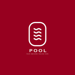 Pool logo design