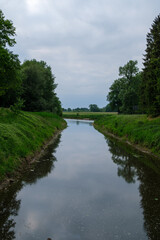 Fototapeta premium Fluss im grünen 