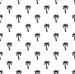 the palm tree seamless pattern