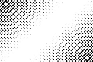 Abstract dot geometric halftone vector template illustration