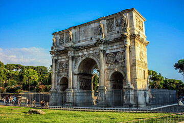 Fototapeta na wymiar arch of constantine in rome