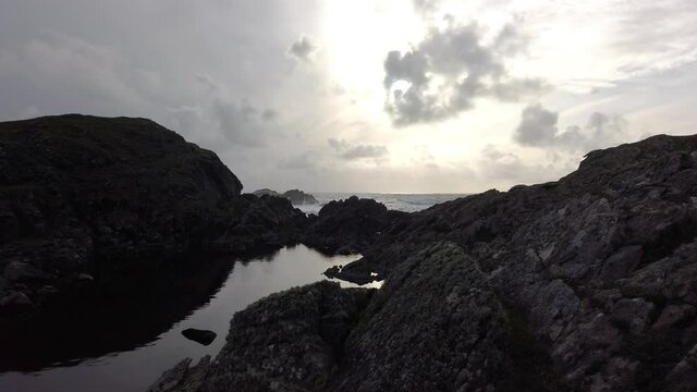 The coastline at Daros in County Donegal - Ireland.