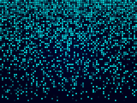 Abstract pixel mosaic background. Vector Illustration. Mosaic square elements.