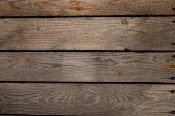 Old wooden plank wall, background for design and decoration