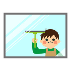 家事をする男性