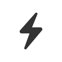 Lightning icon. Flash communication symbol modern simple vector icon for website, mobile app. Vector Illustration