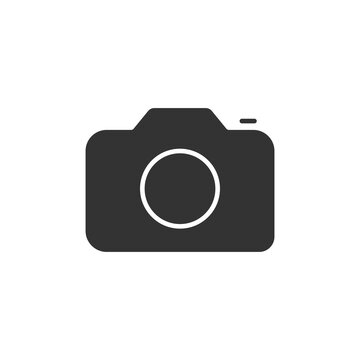Camera icon. Photography symbol modern simple vector icon for website or mobile app