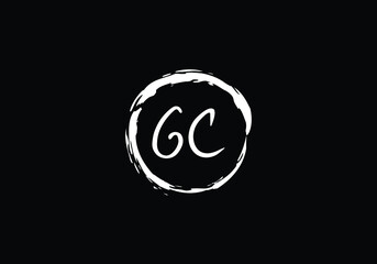 G C Initial Letter Logo design, Graphic Alphabet Symbol for Corporate Business Identity