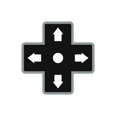 Video game controller icon.Joystick, game play icon
