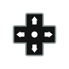 Video game controller icon.Joystick, game play icon
