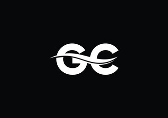 G C Initial Letter Logo design, Graphic Alphabet Symbol for Corporate Business Identity
