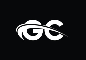 G C Initial Letter Logo design, Graphic Alphabet Symbol for Corporate Business Identity