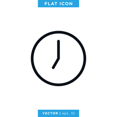 Clock Icon Design Template