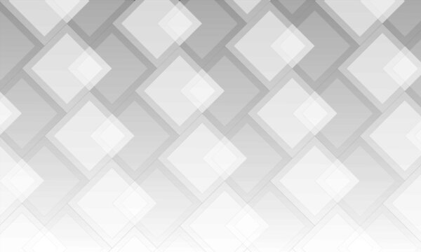 Abstract Geometric Square Layer Element With Cubes. Gray Pattern Corporate Background. © Uldis
