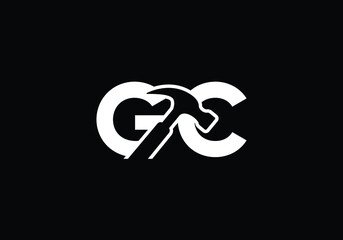 G C Initial Letter Logo design, Graphic Alphabet Symbol for Corporate Business Identity
