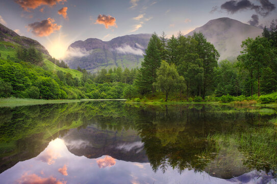 Loch Torren, Glencoe, Highlands, scotland, uk.