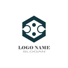 Molecule vector illustration design