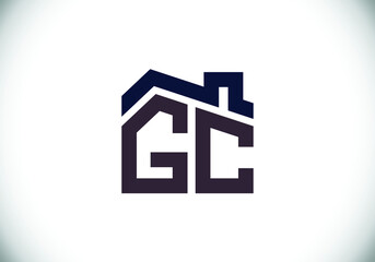 G C Initial Letter Logo design, Graphic Alphabet Symbol for Corporate Business Identity