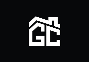 G C Initial Letter Logo design, Graphic Alphabet Symbol for Corporate Business Identity