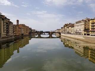 Naklejka premium ponte vecchio in florence