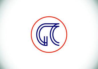 G C Initial Letter Logo design, Graphic Alphabet Symbol for Corporate Business Identity