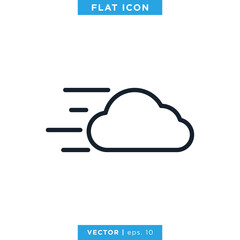 Cloud Icon Vector Logo Design Template