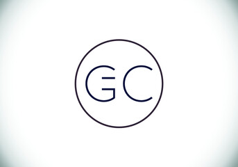 G C Initial Letter Logo design, Graphic Alphabet Symbol for Corporate Business Identity