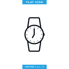 Watch Icon Vector Design Template