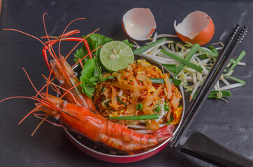 Well known street food thai cuisine 