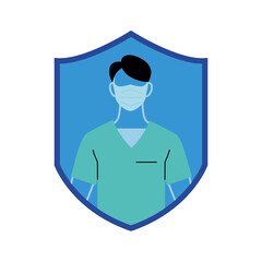 medical professional wearing face masks for safety
