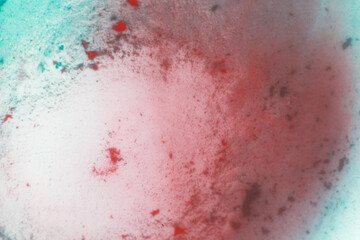 red and blue wash color mix