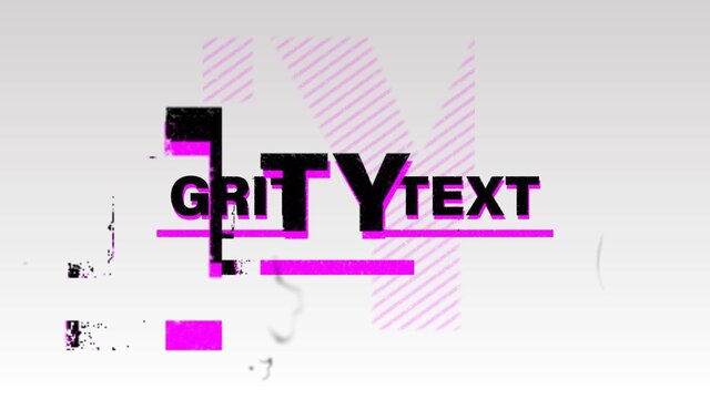 Gritty Text Reveal