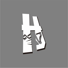 the initials of a two-dimensional modern alphabet