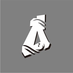 the initials of a two-dimensional modern alphabet