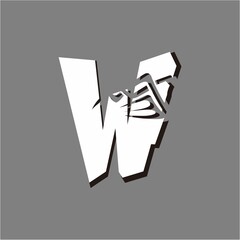 the initials of a two-dimensional modern alphabet