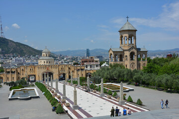 Obraz premium Cattedrale della Santissima Trinità, Tbilisi2