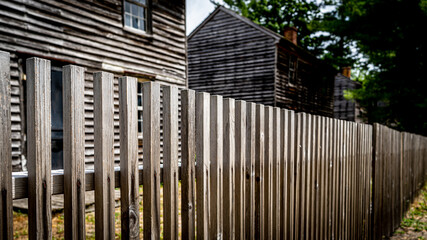 Fototapeta premium Wooden fence in Batsto, NJ