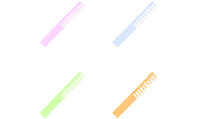 くし・コーム（美容師の道具、テーツコーム）