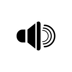 speaker vector icon, audio speaker icon in trendy flat design, sound icon