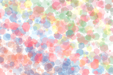 abstract background of multicolored geometric shapes. Abstraction in the form of confetti.